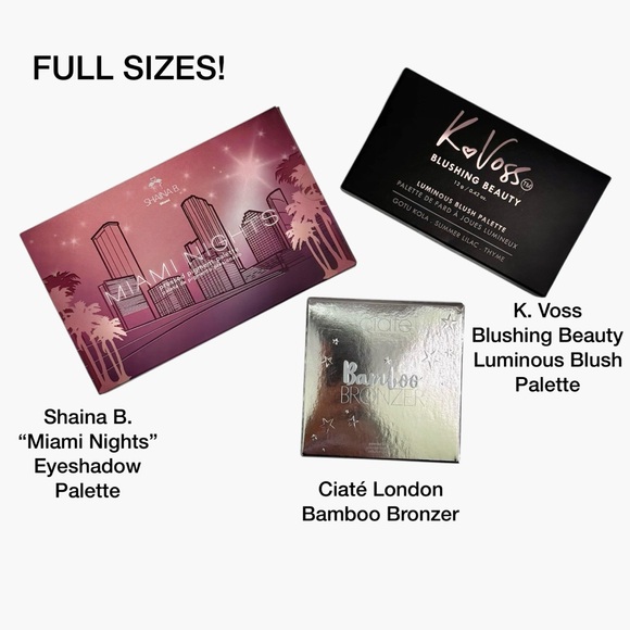 LOT OF 3 Makeup: Shaina B./Ciaté/K. Voss - Picture 1 of 6